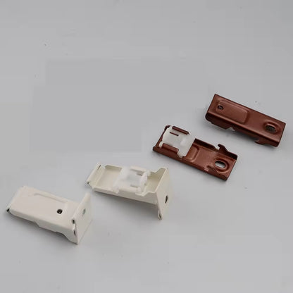 20mm Heavy Duty White Double Wall Mounted Metal Curtain Track Rail Bracket