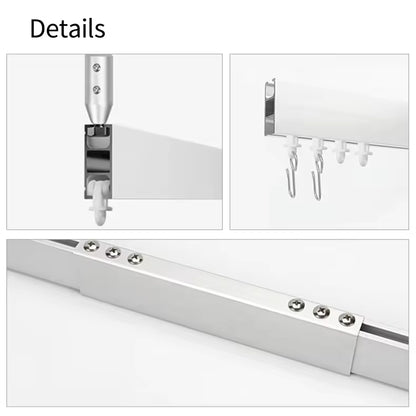 Curved Hospital Curtain Track Bending Aluminum Curtain Rail Medical Curtain Track