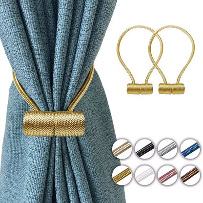 Factory Supply Curtain Tieback Wholesale Colorful Magnetic Curtain Tieback Gold