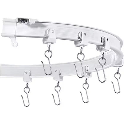 Cheap Price Plastic Bendable Curtain Track 3M 5M 7M 10M 12M Hot Selling Curved Curtain Track