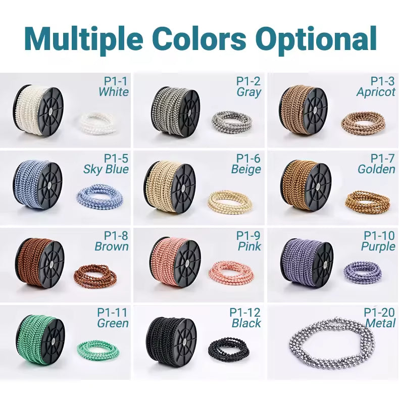 Manual Window Blind Parts Accessories Zebra Blinds Clutch Bead Plastic Ball Chain