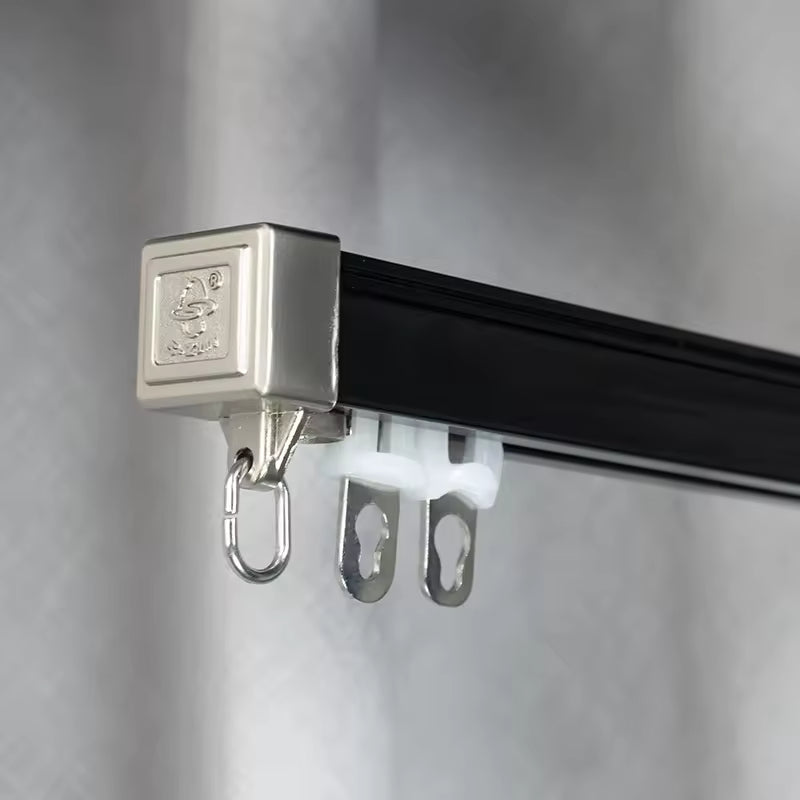 Hot Selling Customized Metal Curtain Rail Track Home Decor Window Aluminum Curtain Track
