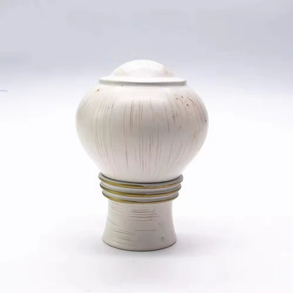 28mm Fancy Decorative Cone Shaped Silver PP Resin Plastic Curtain Rod Finials