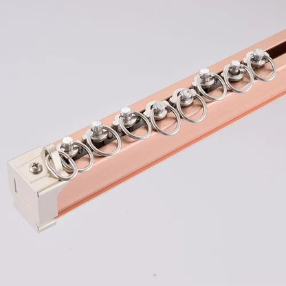 Straight Wall Mounted Aluminum Profile Curtain Rod Curtain Slide Window Sliding Track Rail