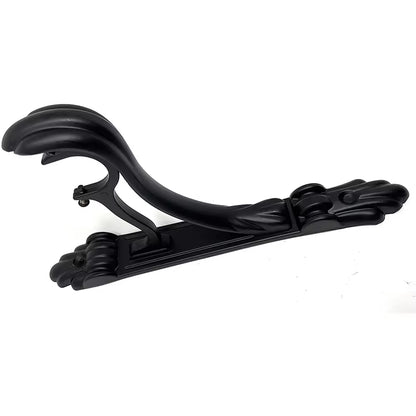 Wall Mounted 28mm Black Metal Double Curtain Rod Support for Hanging Curtains