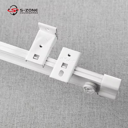 Aluminum Curtain Track Rail Ceiling Mounted Curtain Rails Eco-friendly Bendable Curtain Track