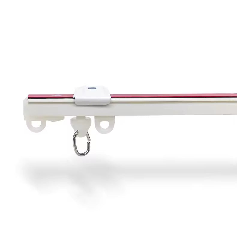 Hot Sale Silent Ceiling Mount PVC Plastic Adhesive Curtain Track Rail