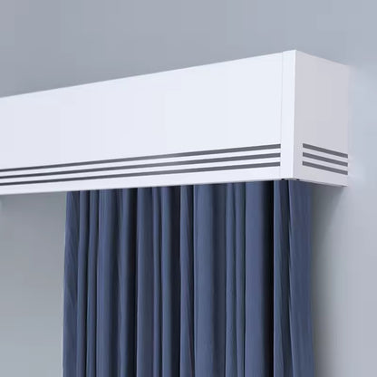 Eco-friendly 90 Degree Self Adhesive Ceiling Double Aluminium Metal Recessed Curtain Track