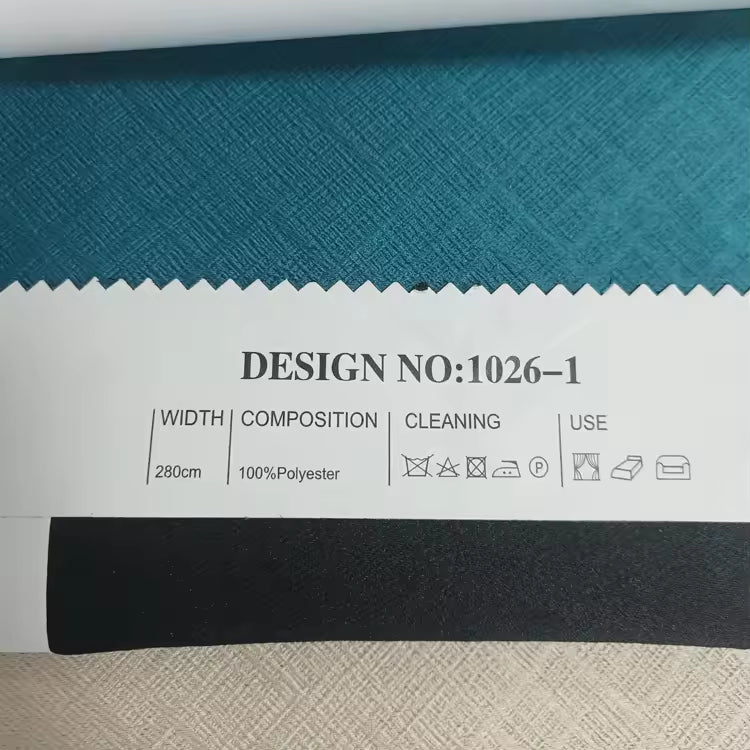 1 Piece 100% Blackout Curtains Modern Ready Made Black Out Grommet Curtain Thermal Insulated Drapes for Bedroom