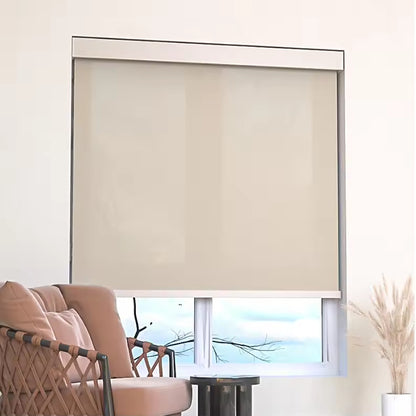 Custom Office Blackout Roller Shades Polyester Spring Control Roller Blinds for Window