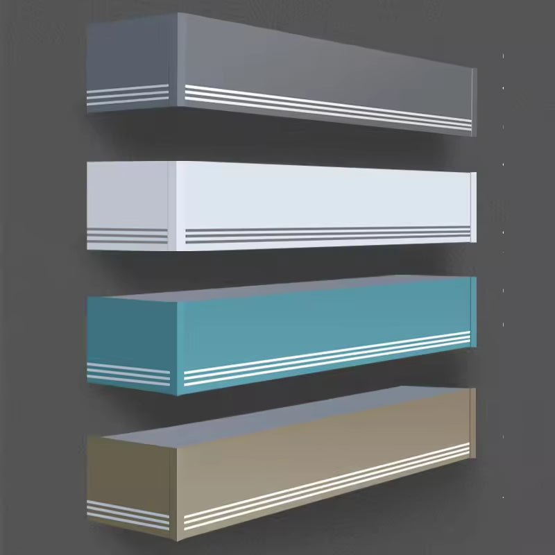 Eco-friendly 90 Degree Self Adhesive Ceiling Double Aluminium Metal Recessed Curtain Track