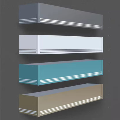 Eco-friendly 90 Degree Self Adhesive Ceiling Double Aluminium Metal Recessed Curtain Track