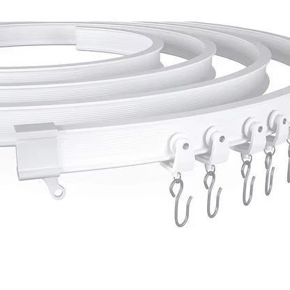 Cheap Price Plastic Bendable Curtain Track 3M 5M 7M 10M 12M Hot Selling Curved Curtain Track