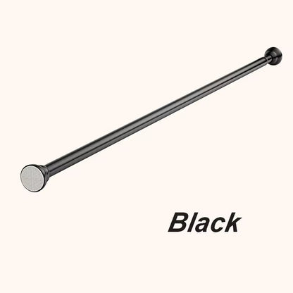 Hot Sale Metal Extendable Curtain Poles Telescopic Rod for Bathroom Shower Curtain Poles No Drill