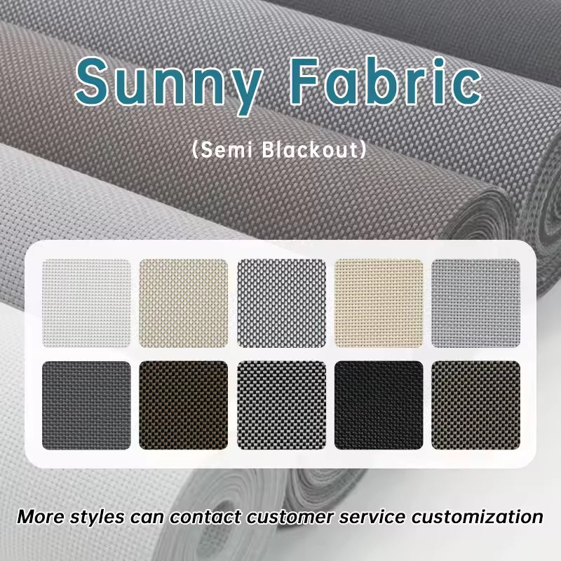 Customized Motorized Remote Roller Blinds Smart Electric Blackout Roller Blinds/Shades Cordless