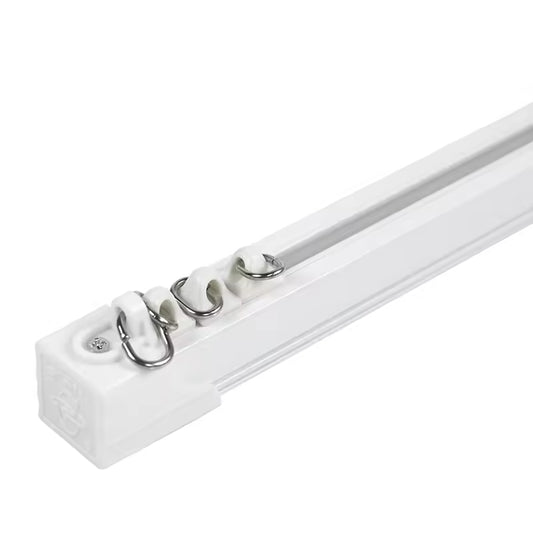 Heavy Duty Curtain Track Aluminum Alloy S Fold Ceiling Mounted Curtain Rail