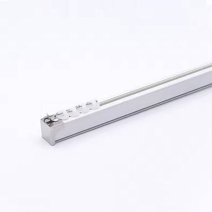 Industrial Heavy Duty Aluminum Profiles Wave Double Track Curtain Rail for Curtains