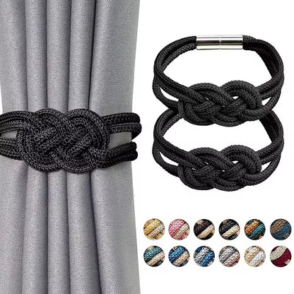 Low Price Home Decorative Rope Magnetic Curtain Holders Holdbacks Tieback