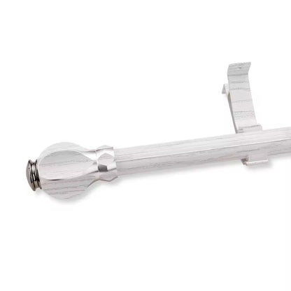 Luxury Wooden Curtain Rods Eco-friendly Decorative Double Curtain Pole Wood Curtain Rods for Windows