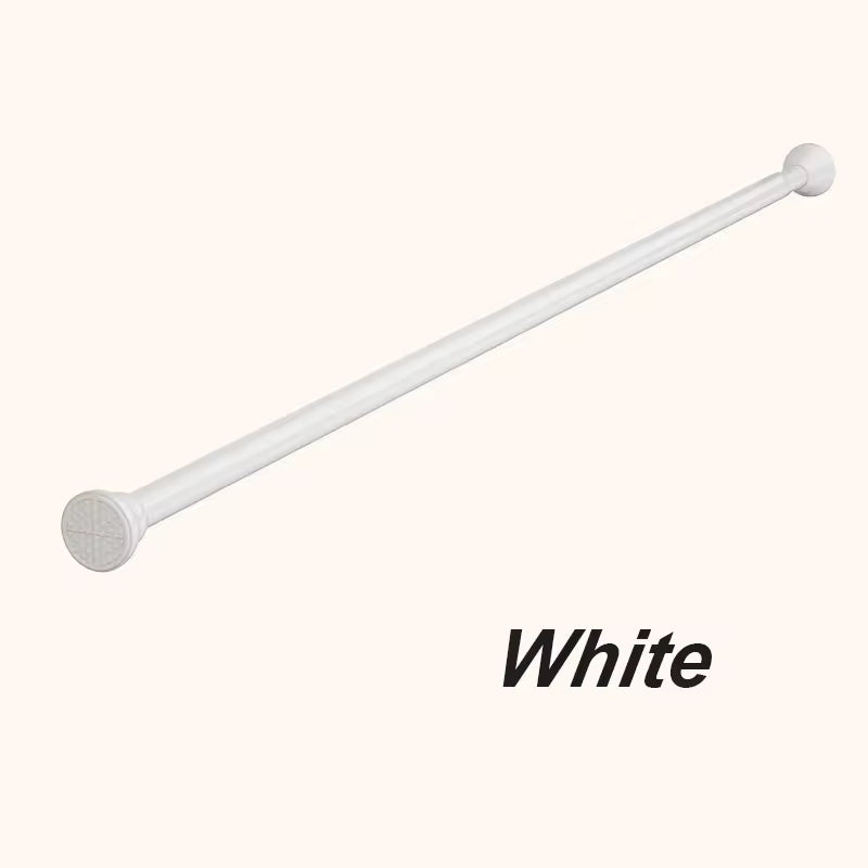 Hot Sale Metal Extendable Curtain Poles Telescopic Rod for Bathroom Shower Curtain Poles No Drill