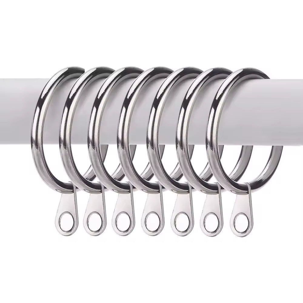 Decorative Heavy Blackout Shower Metal Gold Round Curtain Rings for Curtain Rod
