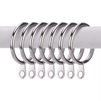 Decorative Heavy Blackout Shower Metal Gold Round Curtain Rings for Curtain Rod