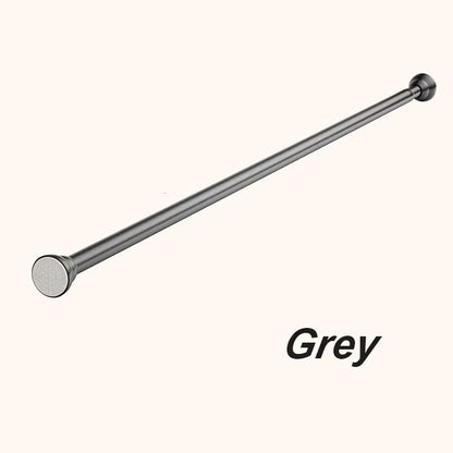 Hot Sale Metal Extendable Curtain Poles Telescopic Rod for Bathroom Shower Curtain Poles No Drill