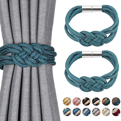 Low Price Home Decorative Rope Magnetic Curtain Holders Holdbacks Tieback