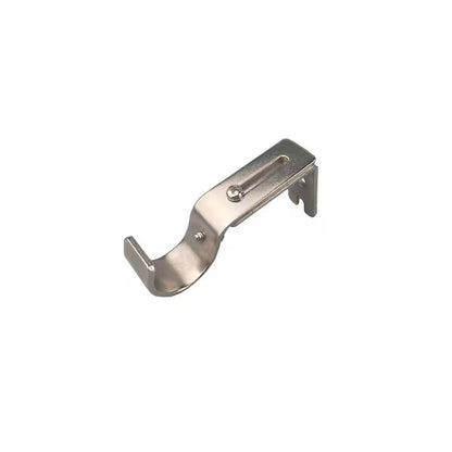 Metal Curtain Rod Bracket Brass Curtain Rod Holder Adjustable Curtain Rod Accessories Bracket Double