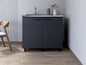 Utility Sink Cabinet Burwood, Kitchen, Black