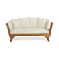 Outdoor Acacia Wood Expandable Daybed with Cushions
