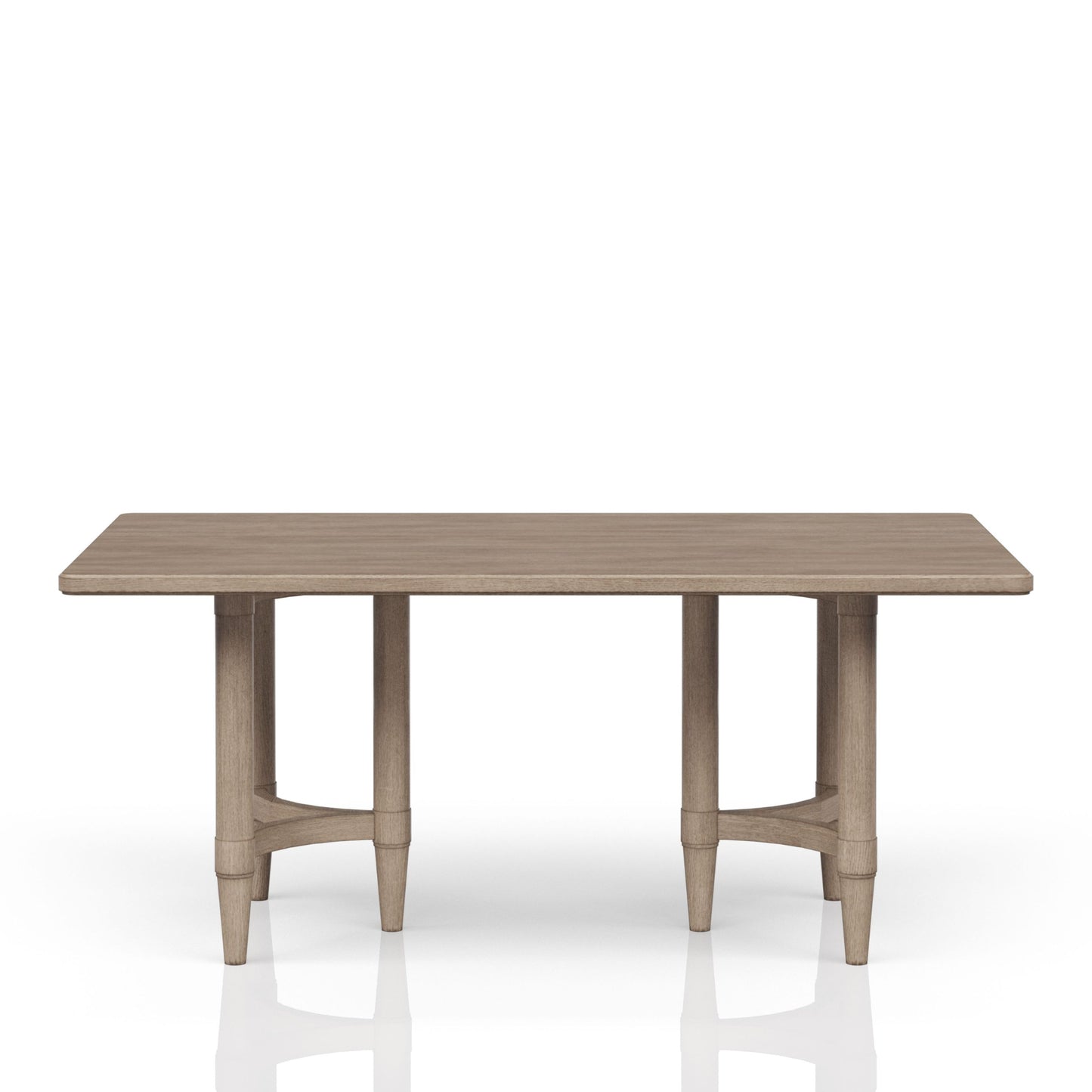 Counter Height Dining Table in Sand Colored Finish