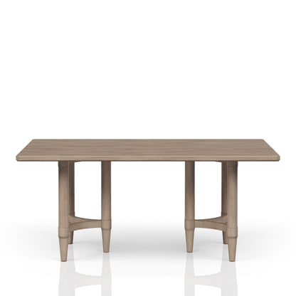 Counter Height Dining Table in Sand Colored Finish