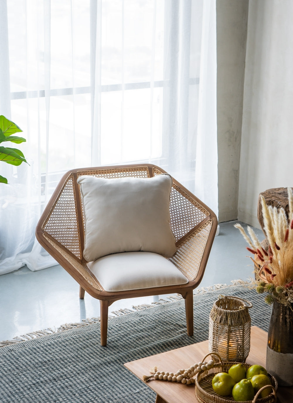 41x32x29.5' Tectona Teak Leisure Chair