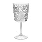 Paisley BPA Free Acrylic Wine Glass Set - Unbreakable, 13oz, Clear, Set of 4