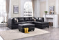Malone G643B-SC Sectional ( 3 Boxes) , BLACK