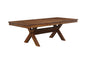 Apollo Walnut Finish Dining Table (w/1 Butterfly Leaf)