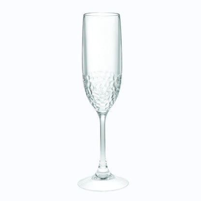Tritan Lexington Unbreakable Plastic Champagne Flutes Set of 4, 6oz, Clear, Durable Glass Alternative