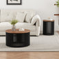 PATIO FURNITURE SETS : ACACIA SOLID WOOD COFFEE TABLE + ACACIA SOLID WOOD SIDE TABLE