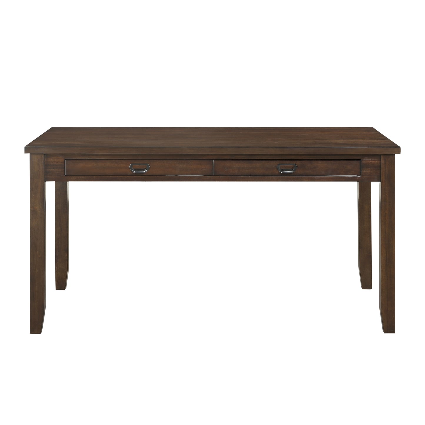 Dark Cherry Finish Dining Table with 4 Drawers 1pc Transitional Style Wooden Funiture Dining Kitchen Table