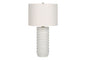 Lighting, 28'h, Table Lamp, Cream Resin, Ivory / Cream Shade, Transitional