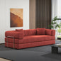 78.8inch  Modular Sectional Sofa, Convertible Pudding Block Sofa, Floor Standing Sofa Bed Arm Comfort Sofa Bed, Compression Sofa for Living Room and Bedroom -  (Orange)
