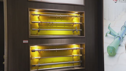 Hot Sale Home Decor Rod Curtain Customized Ceiling and Wall Double Window Pipe Curtain Rod