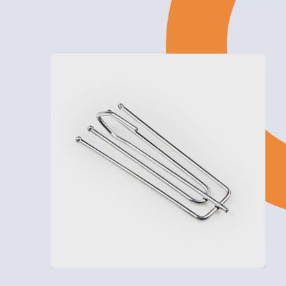 Hot Selling Fork Electroplating Four Claw Hooks Thicken Shower Curtain Hooks Accessories
