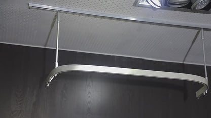 Curved Hospital Curtain Track Bending Aluminum Curtain Rail Medical Curtain Track