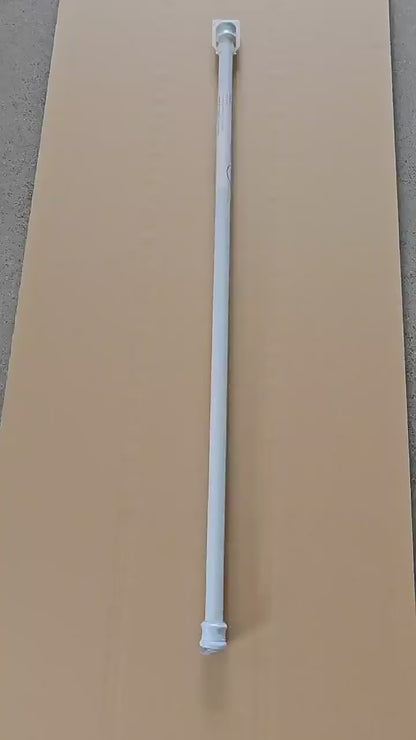 Wholesale Factory Produce Aluminum Metal Bathroom Telescopic Shower Curtain Rod Eco-friendly